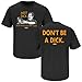 Motorcycles. Don't Be A Dick. Black T-Shirt (S-5X)
