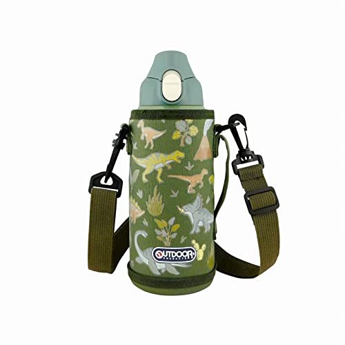 東亜金属(Toa) OUTDOOR PRODUCTS（ アウトドアプロダクツ ） 子供用 ステンレス ワンプッシュ ボトル 700ml 【 ダイナソー 】 保冷専用 314-315