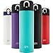 Simple Modern 16oz Vacuum Insulated Kona Travel Mug - Stainless Steel Tea Coffee Cup - Powder Coated Hot Cold Thermos - Canteen Water Bottle - Caribbean Blue
