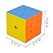 Square 1 Speed Cube Stickerless SQ1 Magic Cube Brain Teaser Puzzles Toys, Gift for Kids
