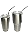 CJHFAMILY 6 Extra Long Stainless Steel Drinking Straws ( 9.75