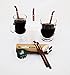 KoffieStraw Mocha | Reusable Straws with Stainless Steel Cleaning Brushes | Long Lasting & Eco-Friendly Standard Size Straws for Coffee, Tea, Milk, Cold and Hot Drink | 2pack - 8