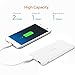 Portable Charger, OKZU 5000mAh Ultra Slim, Lightweight Power Bank,External Battery Pack with USB Type-C Input & Output for iPhone, Samsung, Nexus and More (White)(Type C Cable Not Included)