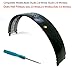 Replacement Top Headband Pad Repair Fix Parts for Beats Studio 2.0 Wired/Wireless Over Ear Headphone +T5 Screwdriver (Black) primary