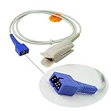 Denshine® Adult Finger Clip SpO2 Sensor Compatible Fit for Nellcor DS-100A 7 pins