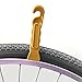 FunFitness Bike Tire Lever - Gold - Premium Hardened Plastic Levers to Repair Bicycle Tube - Must Have Tool Kit for Road Bicyclist - Set of 3