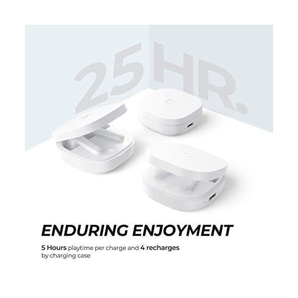 SOUNDPEATS-TrueAir2-Wireless-Earbuds-Bluetooth-V52-Headphones-Wireless-Earphones-with-Qualcomm-QCC3040-TrueWireless-Mirroring-4-Mic-cVc-80-Total-25-Hours-White SoundPEATS TrueAir2 Wireless Earbuds Bluetooth V5.2 Headphones Wireless Earphones with Qualcomm QCC3040 TrueWireless…