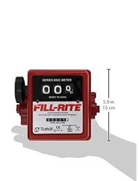 Fill Rite 807 C 3 Rueda mecánico Contador, 5 A 20 GPM