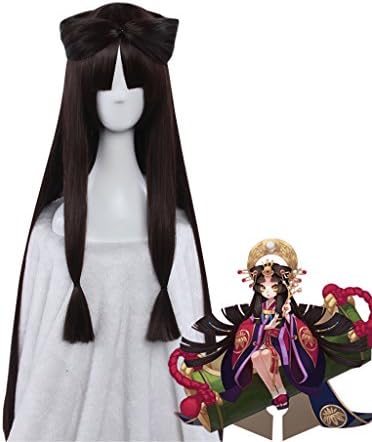 Uwowo Lolita Long Straight Clip on Ponytails Cosplay Wig Fairy Hair