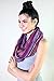 Anika Dali Festival Bliss Shimmer Infinity Scarf, Boho Loop Shawl (Purple Bliss)