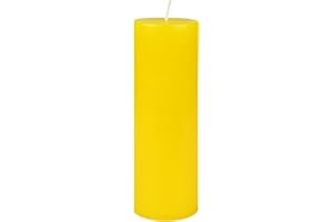 Zest Candle Pillar Candle, 2 by 6-Inch, Yellow