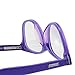 kirka Kids Blue Light Blocking Glasses, Anti Eye Strain Computer Glasses, UV Filter Blue Blocker Glasses for Boys Girls, Gaming Reading Glasses Non Prescription with Round Violet Glasses Frame