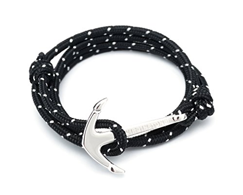 VIRGINSTONE-Silver-Anchor-Bracelets-on-Colorful-Nylon-Ropes VIRGINSTONE-Silver-Anchor-Bracelets-on-Colorful-Nylon-Ropes