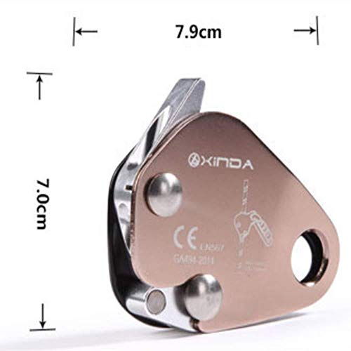 HWPYSLV Outdoor Climbing Rope Grab Fall Protection Device, Anti-Fall self-Locking Device, Fuse, Outdoor Safety Lock,1,A