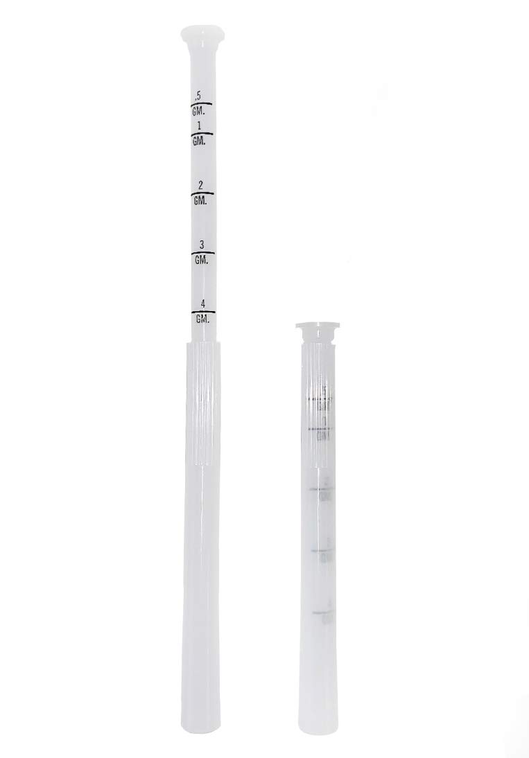 Disposable Plastic Vaginal Applicator Pack: Hygienic Threaded Injector Applicators to Fit Preseed Lubricant, Estrace, Personal Lube and OTC Gel or Cream Products - With Dosage Measurements - 30 Pack : Beauty