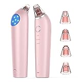 Pore Vacuum, Xpreen Blackhead Remover Rechargeable Microcrystalline IPL Pore Cleanser (Pink)