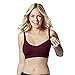 BRAVADO! DESIGNS Women's Maternity Body Silk Seamless Nursing Bra, Garnet, X-Large