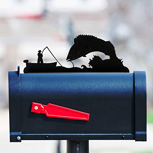 Fishing Mailbox Topper