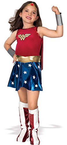 DC Comics Super Hero Wonder Woman Deluxe Child Costume - 2 sizes