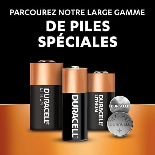 LR44 Piles alcalines spéciales (Lot de 4) 1.5V, A76