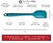 StarPack Basic Silicone Cooking Kitchen Utensils Set (5 Piece) - Cooking Utensils Set with Heat Resistance up to 480°F - Large & Small Spatulas, Whisk & Basting Brush Silicone Utensils (Teal Blue)