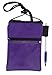 Travel Neck Wallet Passport Badge Holder, Purple by BAGS FOR LESSTM