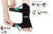Dr A-Z Dorsal Night Splint Ankle Support Brace Plantar Fasciitis Feet Ankle Brace Arch Support Pain Relief Effective for Heel Arch Foot Pain, Achilles Tendonitis Bonus Alert Card