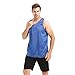 TopTie Reversible Basketball Jerseys Men's Tank Top Mesh Tank Lacrosse Jersey for Adult Youth