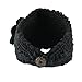 Voberry® Women Crochet Headband Knit Hairband Flower Winter Ear Warmer Headwrap (Black)