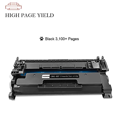 ASEKER 057 CRG-057 Toner di Cartuccia Compatibile per Canon i-SENSYS MF451DW MF452DW MF453DW MF455D MF449dw MF448dw MF443dw MF445dw LBP223dw LBP226dw LBP236DW MF440 LBP220 Capacità Standard (Nero)