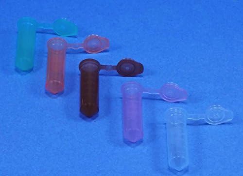 2.0mL with cap Microcentrifuge Tubes, Certified Dnase/Rnase Free- PCR Clean, 1000/pkg.