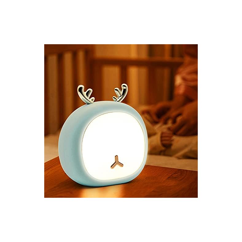 Rechargeable Night Light for Kids, Touch Control LED Table Lamp for Baby Bedroom, Portable Night Lamp USB Rechargeable…