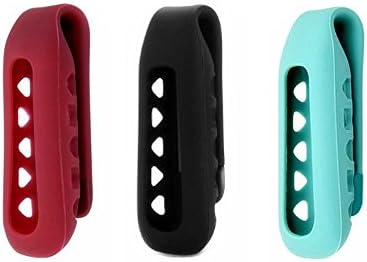 Sych Fitbit One Colorful Replacement Clip Case, Classic Replacement Accessory Band / Replacement Clip Holde for Fitbit One Wireless Activity Plus Sleep Tracker (3 pack(balck+red+teal))