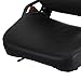 Bestauto Universal Folding Forklift Seat Economy Contoured Forklift Seat for Komatsu Style Foldable Forklift Seat with Retractable Seatbelt and Adjustable Backrest