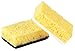 Okleen Yellow Multi Use Scrub Sponge. Made in Europe. 9 Pack, 4.3x2.8x1.4 inches. Odorless Heavy Duty and Non Scratch Fiber. Durable and Delicate Scrubber for Hard Dirty Surfaces in Daily Cleaning