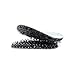 Strenco 3/4 Inch - Pack of 500 Sets - Adhesive Hook and Loop Dots Black - 1000 PCS - 20 mm Coins