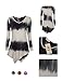 Timeson Womens Tie Dye Handkerchief Hem Long Sleeve Tunic Top