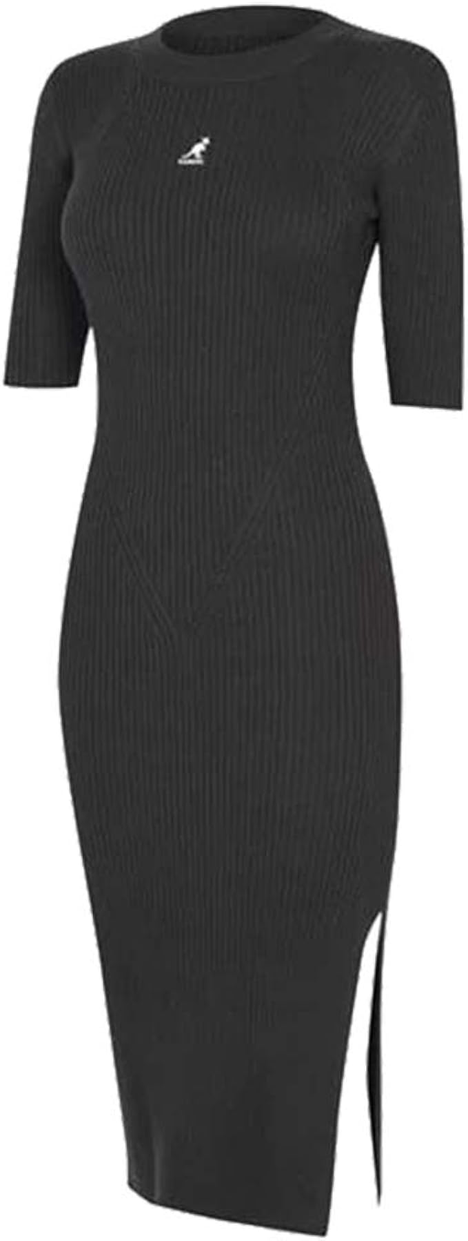 Kangol . Womens Midi Dress Embroidered Logo Amazon.co.uk Clothing
