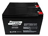 12V 8AH SLA Battery Replaces ep1234w - 2 Pack Beiter DC Power
