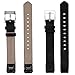 Eazior Bands for Fitbit Alta / Alta HR, Adjustable Comfortable Alta Accessories Leather Wristband (Black)
