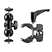 Camera Clamp Mount, Ball Head Clamp Magic Arm Super Clamp Camera Ball Mount Clamp w/1/4-20 Thread Hot Shoe Adapter For GPS Phone LCD/DV Monitor, LED Lights, Flash Light, Microphone and More