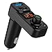 [Upgraded Version]Bluetooth FM Transmitter, Bluetooth Car Adapter, FM Wireless Radio Transmitter for Car, Quick Charge 3.0 Dual USB Charger TF Card Support U disk MP3/WMA Music Play/Hands-free Calling