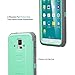 ULAK Galaxy S5 Case, Knox Armor Rugged Dual Layer Hybrid Protective Case for Samsung Galaxy S5 i9600 (Mint/Gray)