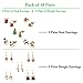 Christmas Stud Earring Set - 10 Pairs Hypoallergenic Christmas Gifts Holiday Festive Jewelry for Women Teens Girls Cute Dangle Earrings