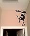Safari Them Wall Decor. Monkey Haning on Tree Branch Wall Decal Sticker. Kid's Room Monkey Decal. #165