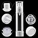 Sdootbeauty Airless Spray Bottles, 4 Pack 1.7 Ounce Mini Spray Bottle Airless Fine Mist Spray Bottle, Refillable Empty Plastic Liquid Spray Bottle