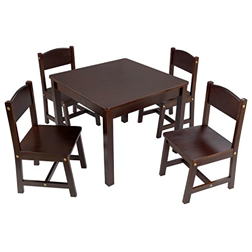 Купить Farmhouse Kids' Table and Chairs Set in Natural в интернетмагазине Amazon с доставкой из