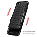 iPhone 5C Belt Case, VAKO iPhone 5C Shell Holster Combo case, Locking Belt Swivel Clip Kickstand Cover for iPhone 5C