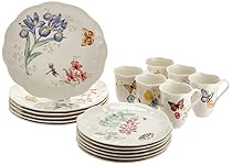 Lenox Butterfly Meadow 18-Piece Dinnerware Set, Service for 6
