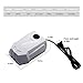 UPETTOOLS Aquarium Air Pump Oxygen Pump Adjustable Air Aerator Pump for Fish Tank with Air Pump Accessories (6W 2Outlets Air Pump)